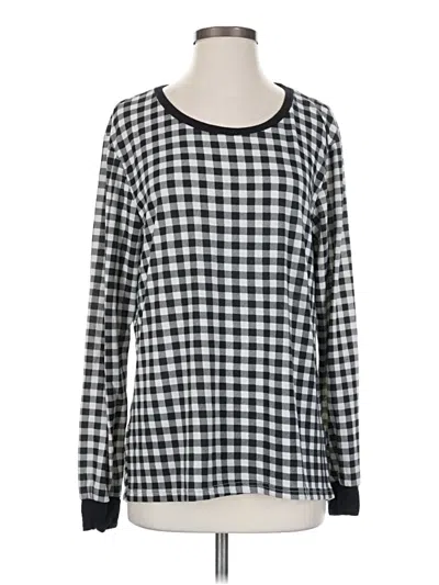 Pre-owned Ekouaer Long Sleeve T-shirt In Black