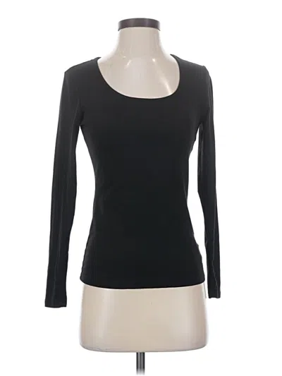 Pre-owned Ekouaer Long Sleeve T-shirt In Black