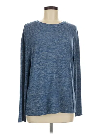 Pre-owned Ekouaer Long Sleeve T-shirt In Blue
