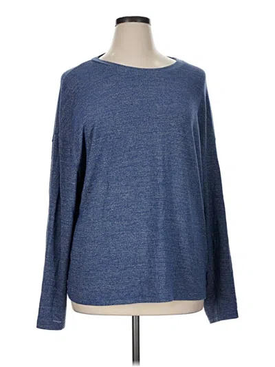 Pre-owned Ekouaer Long Sleeve T-shirt In Blue