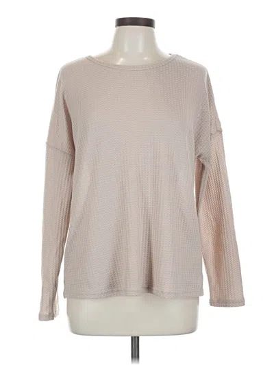 Pre-owned Ekouaer Long Sleeve T-shirt In Brown