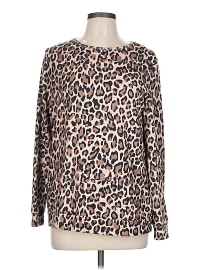 Pre-owned Ekouaer Long Sleeve T-shirt In Brown