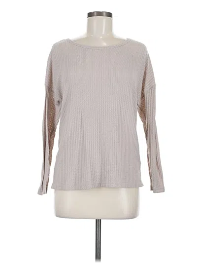 Pre-owned Ekouaer Long Sleeve T-shirt In Brown