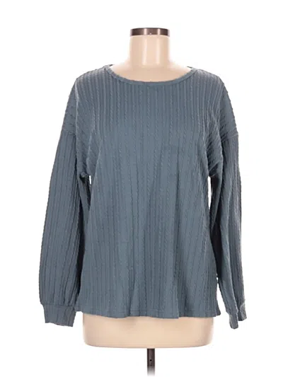 Pre-owned Ekouaer Long Sleeve T-shirt In Gray