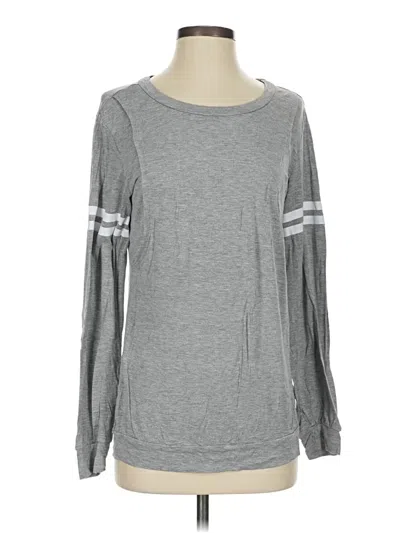 Pre-owned Ekouaer Long Sleeve T-shirt In Gray