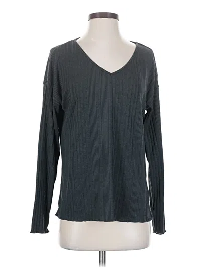 Pre-owned Ekouaer Long Sleeve T-shirt In Gray