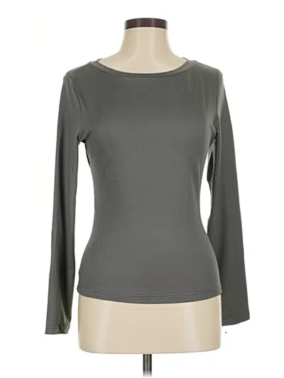 Pre-owned Ekouaer Long Sleeve T-shirt In Gray