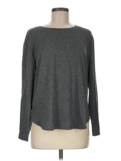 Pre-owned Ekouaer Long Sleeve T-shirt In Gray