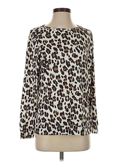 Pre-owned Ekouaer Long Sleeve T-shirt In Ivory