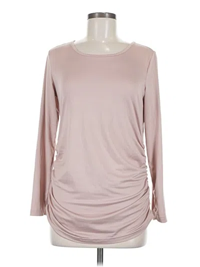 Pre-owned Ekouaer Long Sleeve T-shirt In Pink