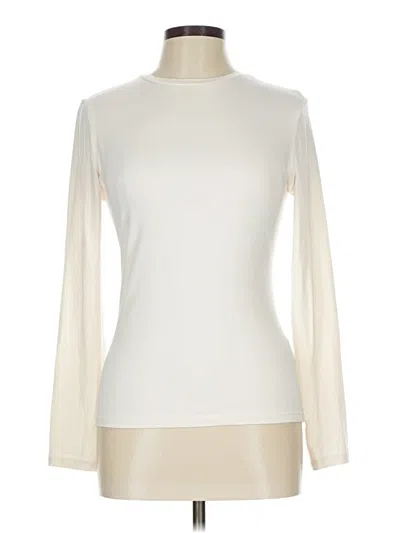 Pre-owned Ekouaer Long Sleeve Turtleneck In White