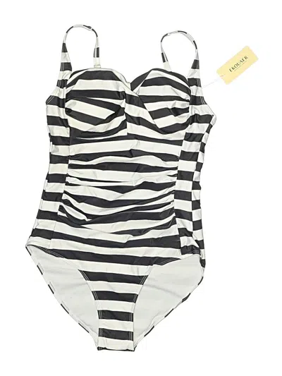 Pre-owned Ekouaer One Piece Swimsuit In Gray