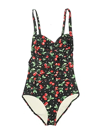 Pre-owned Ekouaer One Piece Swimsuit In Green