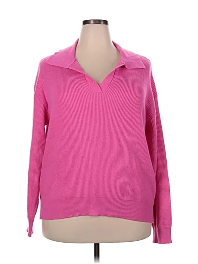 Pre-owned Ekouaer Pullover Sweater In Pink