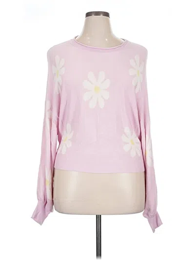 Pre-owned Ekouaer Pullover Sweater In Pink