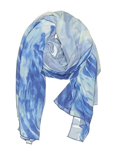 Pre-owned Ekouaer Scarf In Blue