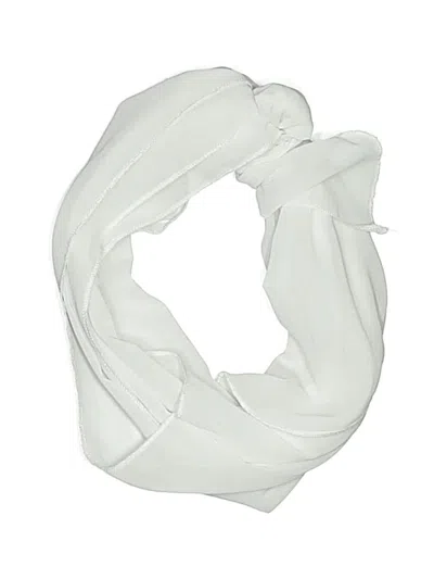 Pre-owned Ekouaer Scarf In White