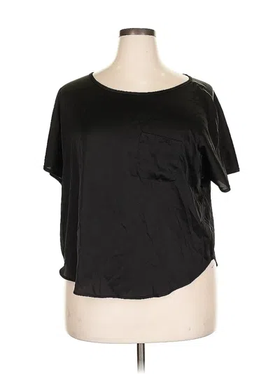 Pre-owned Ekouaer Short Sleeve T-shirt In Black