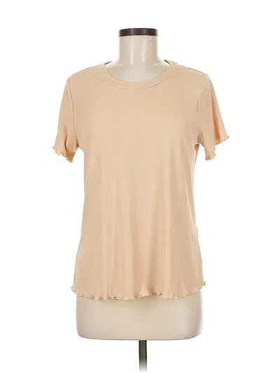Pre-owned Ekouaer Short Sleeve T-shirt In Brown