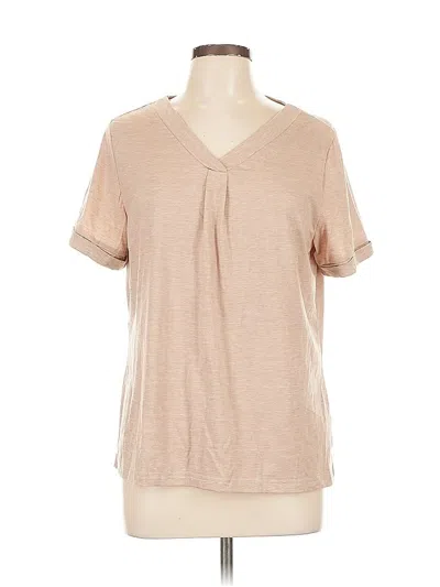 Pre-owned Ekouaer Short Sleeve T-shirt In Brown