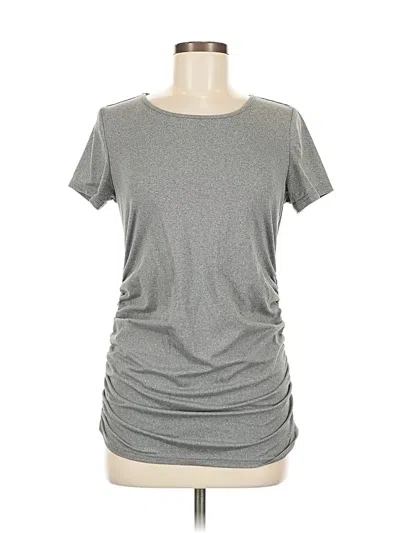 Pre-owned Ekouaer Short Sleeve T-shirt In Gray