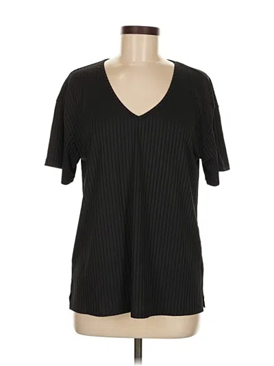 Pre-owned Ekouaer Short Sleeve T-shirt In Black