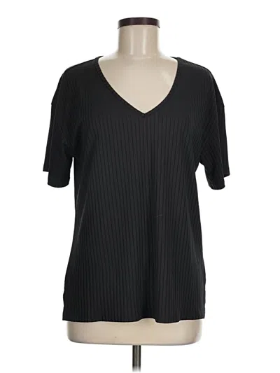 Pre-owned Ekouaer Short Sleeve T-shirt In Black