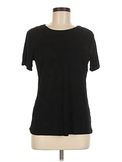 Pre-owned Ekouaer Short Sleeve T-shirt In Black