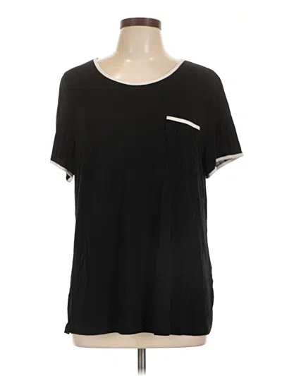 Pre-owned Ekouaer Short Sleeve T-shirt In Black
