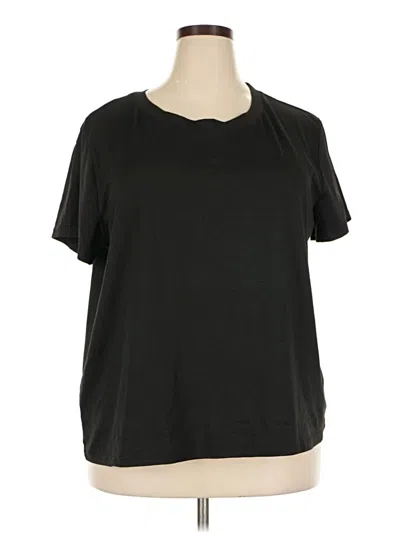 Pre-owned Ekouaer Short Sleeve T-shirt In Black