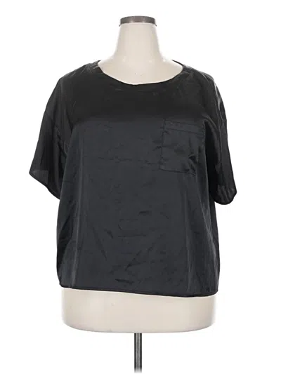 Pre-owned Ekouaer Short Sleeve T-shirt In Black