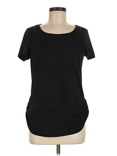 Pre-owned Ekouaer Short Sleeve T-shirt In Black