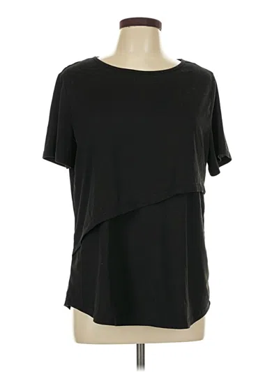 Pre-owned Ekouaer Short Sleeve T-shirt In Black