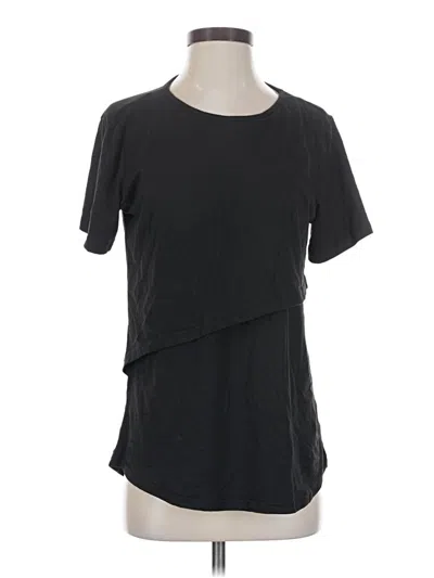 Pre-owned Ekouaer Short Sleeve T-shirt In Black