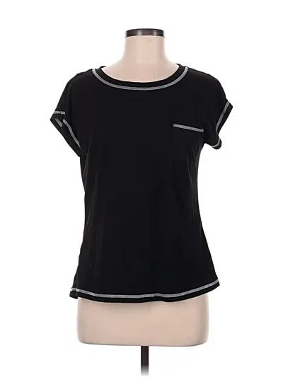 Pre-owned Ekouaer Short Sleeve T-shirt In Black