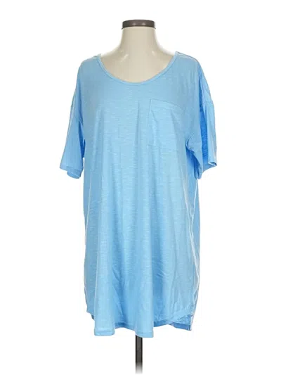 Pre-owned Ekouaer Short Sleeve T-shirt In Blue