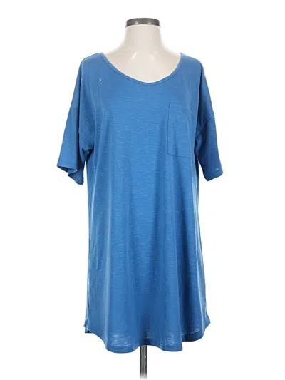 Pre-owned Ekouaer Short Sleeve T-shirt In Blue