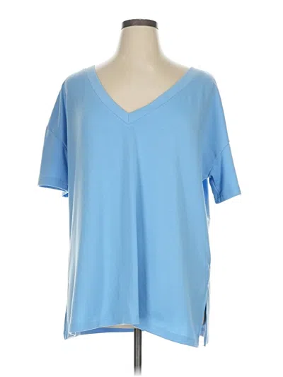 Pre-owned Ekouaer Short Sleeve T-shirt In Blue