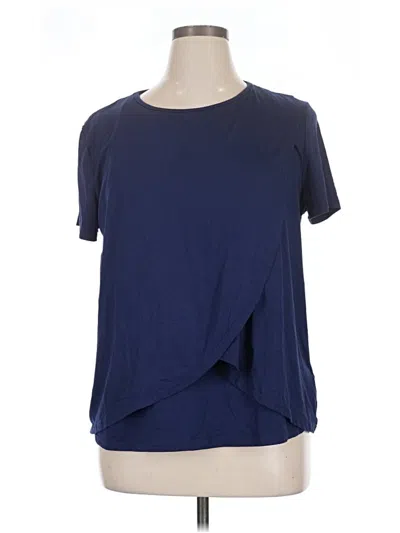 Pre-owned Ekouaer Short Sleeve T-shirt In Blue
