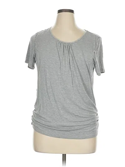 Pre-owned Ekouaer Short Sleeve T-shirt In Gray