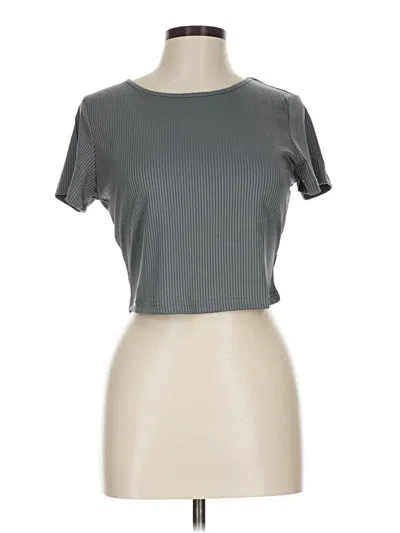 Pre-owned Ekouaer Short Sleeve T-shirt In Gray