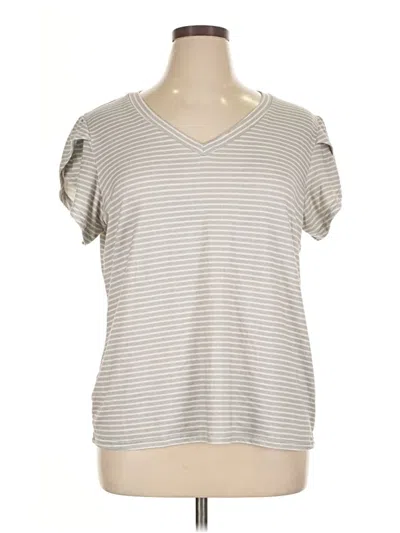 Pre-owned Ekouaer Short Sleeve T-shirt In Gray