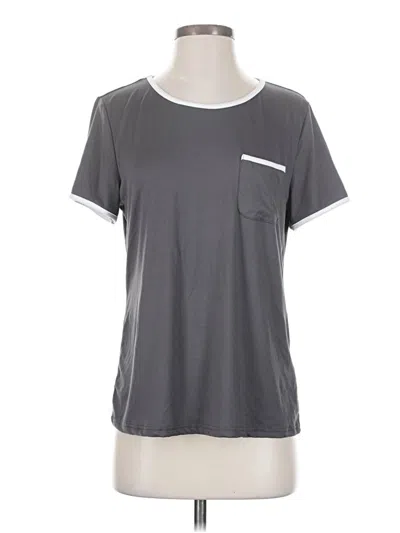 Pre-owned Ekouaer Short Sleeve T-shirt In Gray
