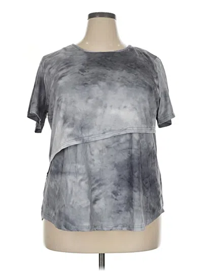 Pre-owned Ekouaer Short Sleeve T-shirt In Gray