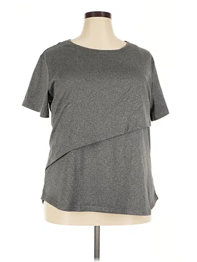Pre-owned Ekouaer Short Sleeve T-shirt In Gray