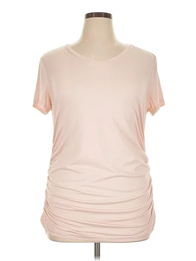 Pre-owned Ekouaer Short Sleeve T-shirt In Pink