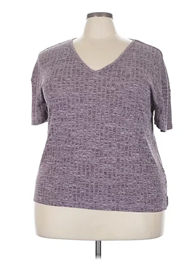 Pre-owned Ekouaer Short Sleeve T-shirt In Purple