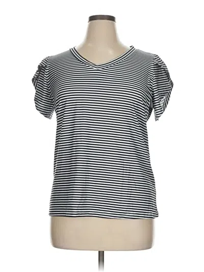 Pre-owned Ekouaer Short Sleeve T-shirt In Silver