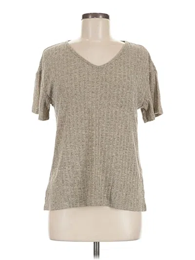 Pre-owned Ekouaer Short Sleeve T-shirt In Tan