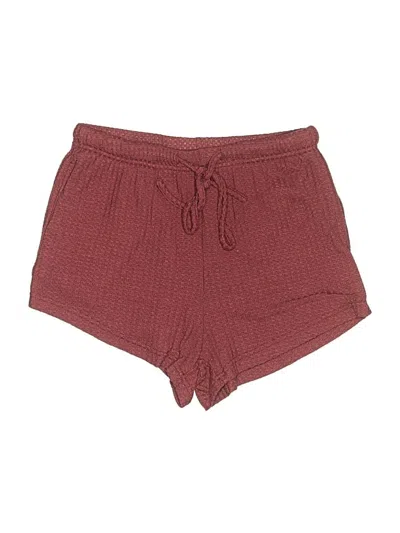 Pre-owned Ekouaer Shorts In Burgundy